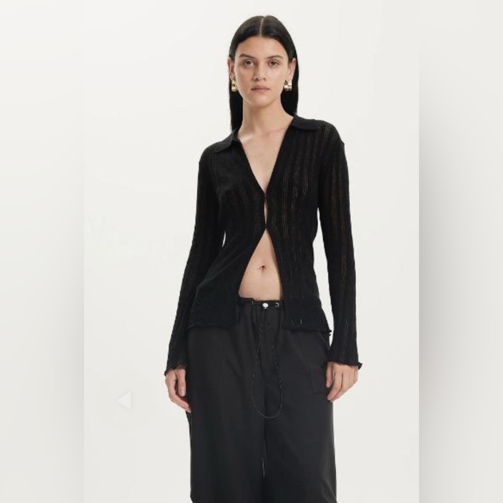 THIRD FORM LINE UP KNIT SHIRT Size US 4